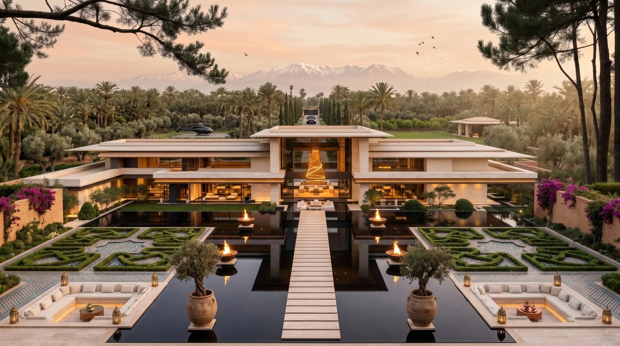 Villa livrée à Marrakech